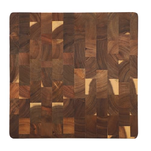 Tabla de Cortar de Madera Acacia 13.75 pulg Cuadrada miniatura 3