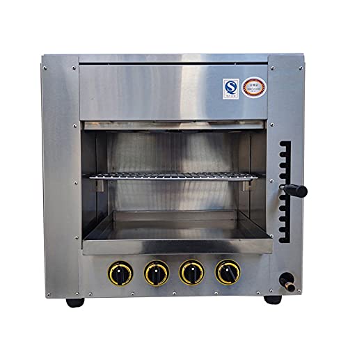 Parrilla eléctrica infrarroja para interiores y estación de sellado, parrilla comercial para carne, salamandra eléctrica, parrilla de contacto eléctrica, salamandra eléctrica tipo pared
