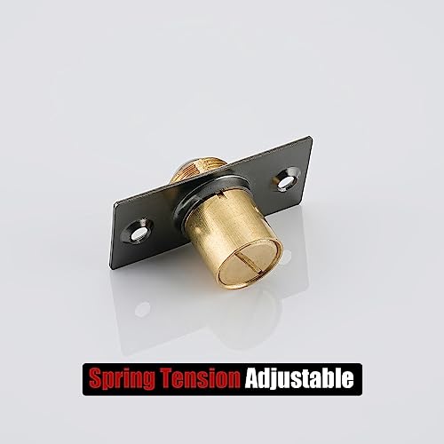 image for JQK Closet Ball Catch Door Hardware, Stainless Steel Catch Adjustable 