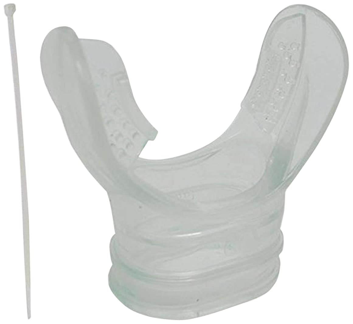 Scuba Choice Diving Regulator Octopus Mouthpieces with Regulator Tie (6-Pcs) Premium PVC, Universal Fit for Standard Regulators | Comfortable Non-Bite Design for Stress-Free Diving