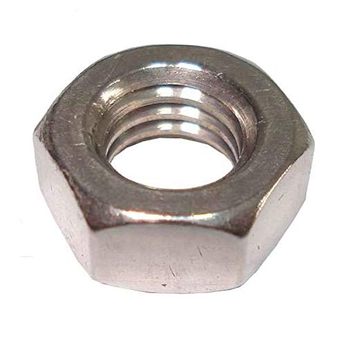 Preisvergleich Produktbild M12 Sechskantmutter, A2 Edelstahl, Linksgewinde, DIN934, 2 Stück