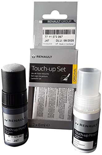 Renault - Kit di 2 penne per ritocco, colore: grigio Cassiopea, KNG – originale costruttore