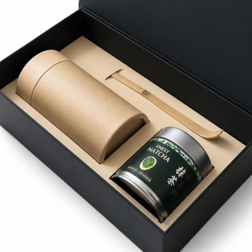 Image of Heapwell Superfoods AA Ceremonial Matcha Green Tea Essential Set | 30g Matcha, Bamboo Whisk & Scoop | Perfect for gifting