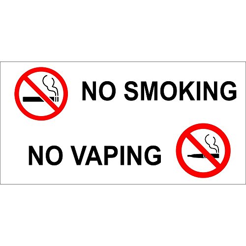 No Smoking No Vaping Sticker | 3
