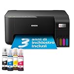 Epson EcoTank ET-2862 Stampante con Serbatoi D’inchiostro | Stampa a Casa Alti Volumi | Wi-Fi | A4 | Stampa, Copia, Scansione | 3 Anni D'Inchiostro Inclusi