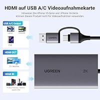 UGREEN Video Capture Card, 4K HDMI Loop-Out und 2K30Hz Capture – Ansicht 4
