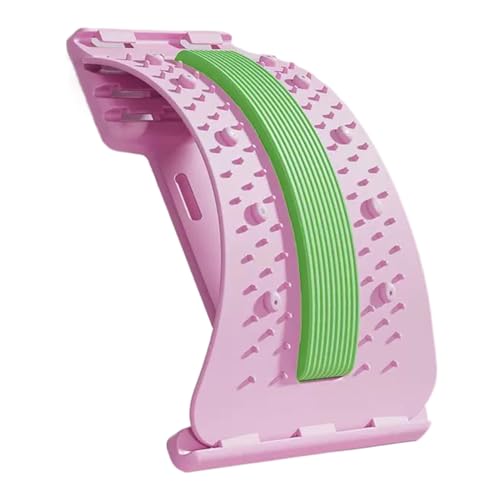 Aparato de masaje para espalda baja, masajeador ergonómico de masaje antideslizante, 3 posiciones ajustables para relajación muscular, hombres y mujeres deportistas Aparato de masaje para espalda baja, masajeador ergonómico de masaje antideslizante, 3 posiciones ajustables para relajación muscular, hombres y mujeres deportistas