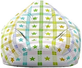 Mateju Bean Bag Chair, Beanbag Chair Adult, 3D Starry Sky Stars Bean Bag Without Filling, Plush Toy Storage Large Bean Bags, High Back Bean Bags, Suitable for Indoor Beanbag (XL,sapphire)