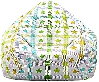 Mateju Bean Bag Chair, Beanbag Chair Adult, 3D Starry Sky Stars Bean Bag Without Filling, Plush Toy Storage Large Bean Bags, High Back Bean Bags, Suitable for Indoor Beanbag (XL,sapphire)