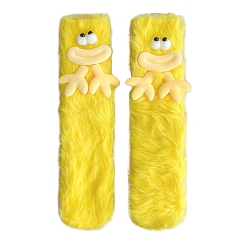 Image of TFTSR Crazy Funny Fuzzy Silly Socks for Kids Women,Girls Fluffy Slipper Novelty Fun Socks,Boy Men Cute Cozy Soft Animal Socks