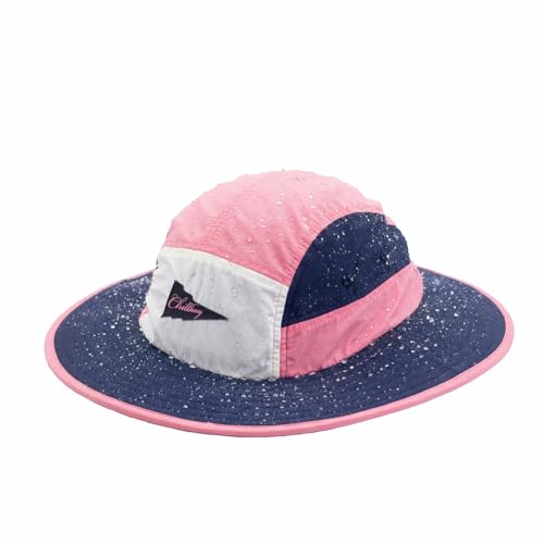 Image of Color-Blocked Fisherman Style Sun Hat for Outdoor Camping, Surfing & Vacations - Wide Brim, UV Protective, Anti-Slip