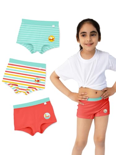 Image of superbottoms Girl Boyshorts | Supersoft Underwear for Girls | 3X Softer Underwear for Kids | Premium Panties for Girls | Super Stretchy, Breathable, Gentle Elastics, No Scratchy Tags, AZO-Free Dyes