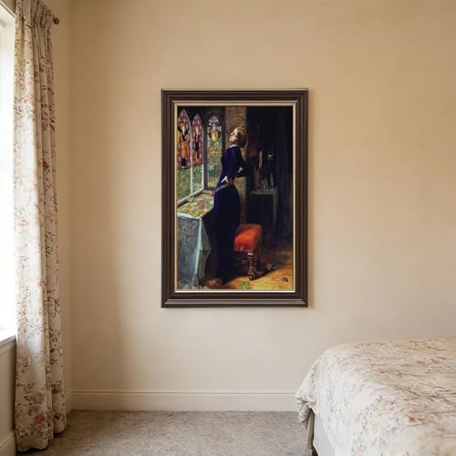 Mariana de John Everett Millais tableau romantique décoration murale - 3