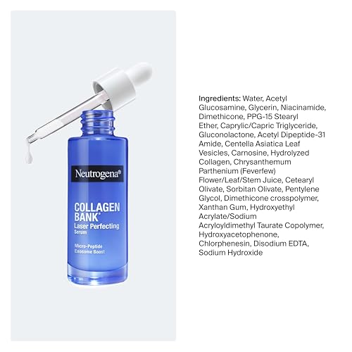 Neutrogena Collagen Bank Laser Perfecting Face Serum, 1.0 fl. Oz - image 9