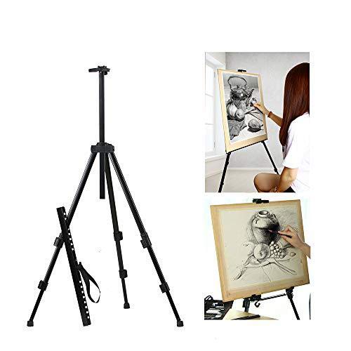 ikayaaArtists Easel Metal Foldable Tripod Stand- 20in to 61in