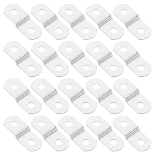 Image of SHINEOFI 20pcs Picture Frame Corner Brackets with Screws Hanging Hardware for Assembly Versatile Clips for Home Wall