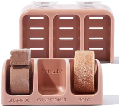 Amazon.com: Kitsch Self-Draining Soap Dish for Shower - Recycled ...