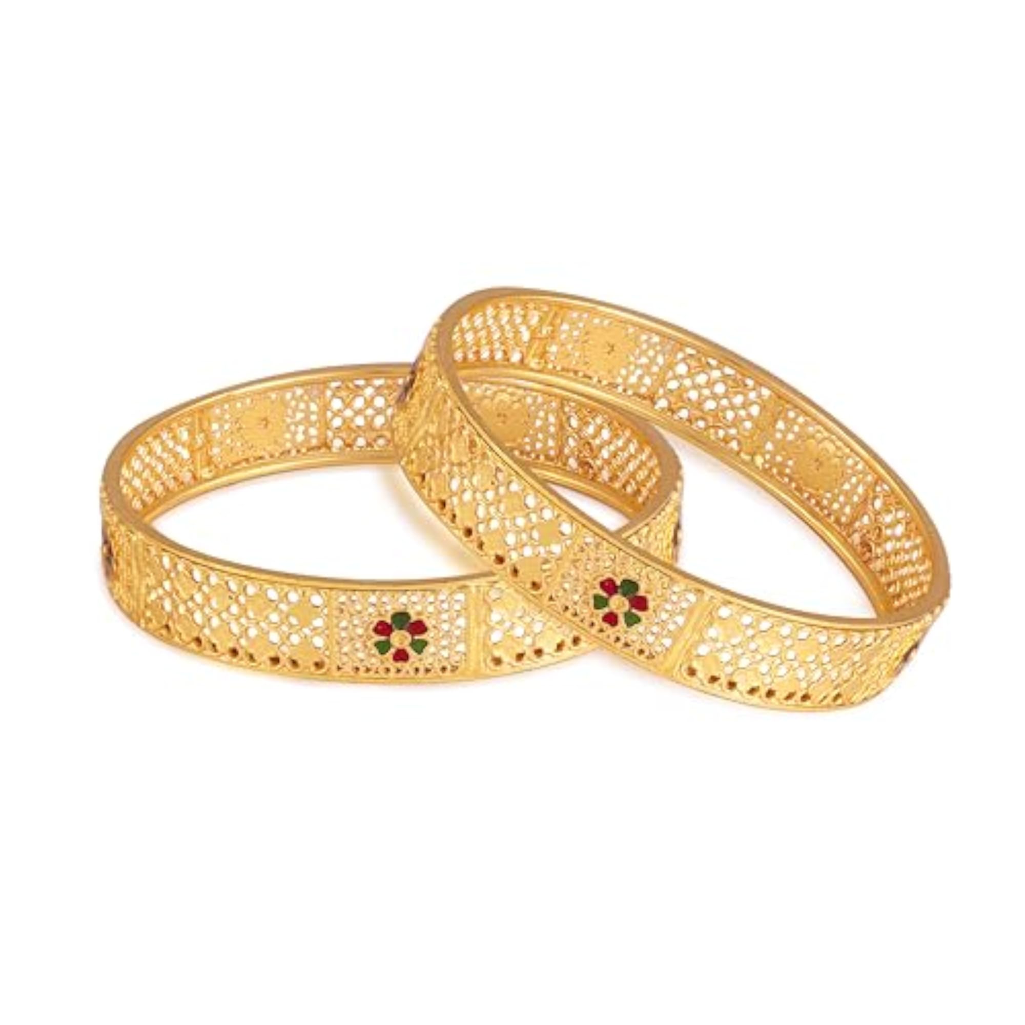 Women's Incredible Plated Bangles Set, Stylish Gift