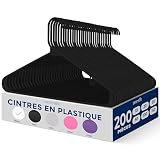DESIGN SANS ENCOCHE : Les cintres lisses, sans encoches, ne risquent pas d'accrocher les vêtements ni de laisser d'empreintes sur les épaules. Ils prennent peu de place dans le placard pour un rangement sans encombrement, adaptés aux vêtements pour hommes/femmes adultes, chemises, blouses, pulls, robes, pantalons et jupes.