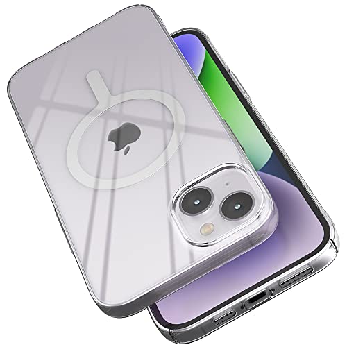 Sinjimoru M-Airofit Basic iPhone 14 Plus étui silicone transparent mince anti-jaunissement