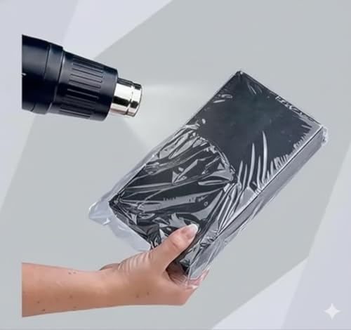 Image of PVC Heat Shrink Wrap Film Roll, 55 Micron, Packaging Material, Transparent Clear, 3 inch,4 inch,5 inch,6 inch,8 inch,10 inch,14 inch,18 inch,20 inch (100 mm to 500 mm) (300 mm (12 Inches), 30, meter(s))