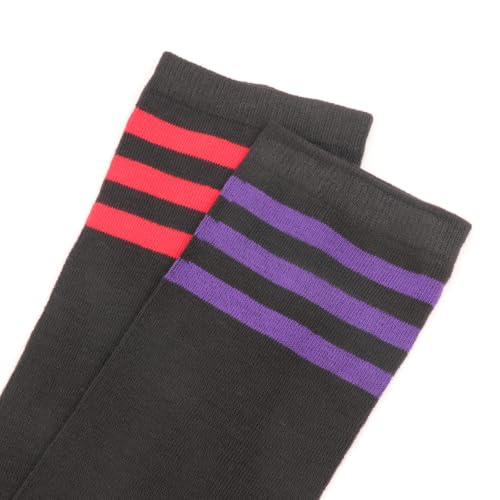 Image of DRESHOW Extra Long High Thigh Socks Striped Over Knee Thin Tights Long Stocking