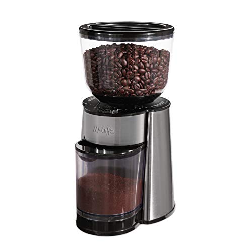 Comparison: Best Mr Coffee Burr Mill Grinder 2 Mr. Coffee Automatic Burr Mill Coffee Grinder with 18 Custom Grinders Silver
