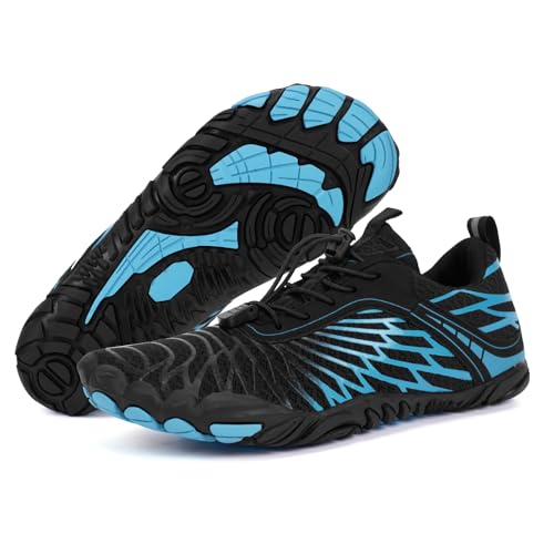 Image of Hike Barefoot Shoes, Pro Barefoot Shoes Women Men Footwear, Athletic Hiking Minimalist Water Shoe Breathable Quick Dry Zero Drop Trail Running Shoe with Non-Slip Sole & Wide Toe Box