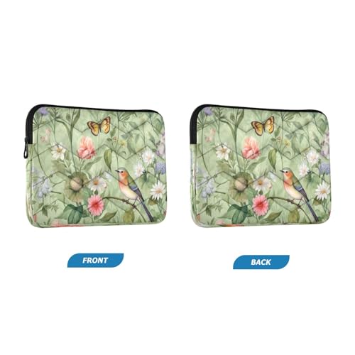 Funda para portátil floral Spring Birds 13-14 pulgadas miniatura 2