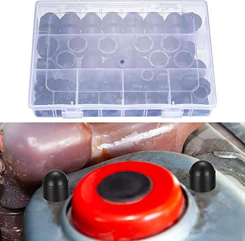 145 pcs screws bolt covers caps hex head dome bolt covers plastic bolt caps screw caps covers hexagonal screw bolts cover protection caps for matching m4 m5 m6 m8 m10 m12