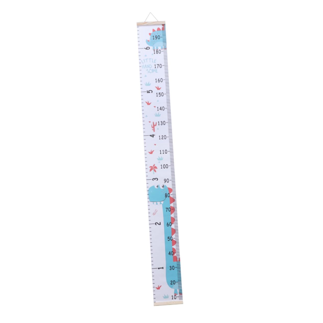 VICASKY Environmental Kids Growth Chart Wooden Canvas Child Height Measurement Ruler
