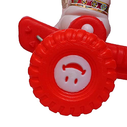 Image of Kids 2-in-1 Ride-On Rocking Horse with Wheels | Baby Rocker & Walker Toy | Sturdy Plastic Indoor Outdoor Ride-On | Balance & Motor Skill Development | Toddler Toy for Boys & Girls