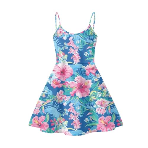 Image of Biyejit Women Casual Loose Dress Strap Long Summer Beach Swing Dress