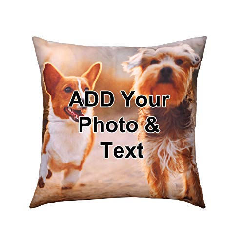 Pillow Cases Standard Size Custom Design Photos or Text Outdoor/Indoor Throw Pillowcase,Personalized Pet Photo Pillow, Love Photo Throw Pillow,Wedding Keepsake Throw Pillow 18 x 18 Pillow Cases Standard Size Custom Design Photos or Text Outdoor/Indoor Throw Pillowcase,Personalized Pet Photo Pillow, Love Photo Throw Pillow,Wedding Keepsake Throw Pillow 18" x 18"