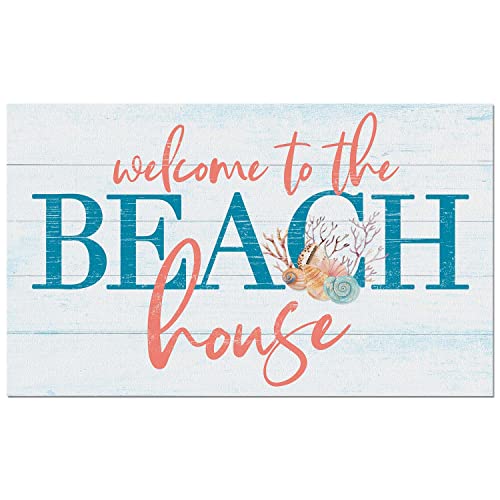 Counterart Beach House Indoor/Outdoor Entryway Floor Mat Man...