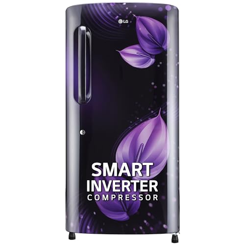 Image of LG 205 L 4 Star Inverter Direct-Cool Single Door Refrigerator (GL-B221APVY, Purple Victoria, Moist 'N' Fresh)