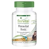 Floravital Basic - 6 Bakterienkulturen & Inulin - Lactobacillus & Bifidobakterien - 90 Kapseln