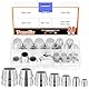 Tanstic 28Pcs Runde Griff Keile Hammer Griff Keil Axt Griff Keil Hammer Griff Spaltung Keil für Axt Klaue Hammer Sledge