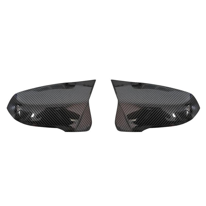 Cache rétroviseur BMW X1 F48 X2 F39 F40 en carbone noir de remplacement à clip