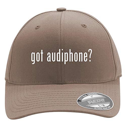 got Audiphone? - Men's Flexfit Baseball Cap Hat, Khaki, Small/Medium