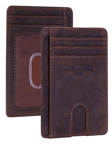 CALGARI® Italian Luxury Leather Minimalist Wallets | For Men and