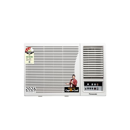 Panasonic 1.5 Ton 3 Star Fixed Speed Window AC (48°C Oper., Coppe...