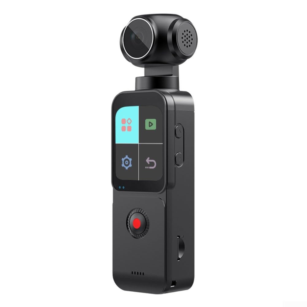 Action Camera 5K con grandangolo a 150° e display da 1,7", videocamera sportiva WiFi da 16 MP per immersioni all'aperto, time-lapse al rallentatore, leggera 84 g (5K singolo aereo)