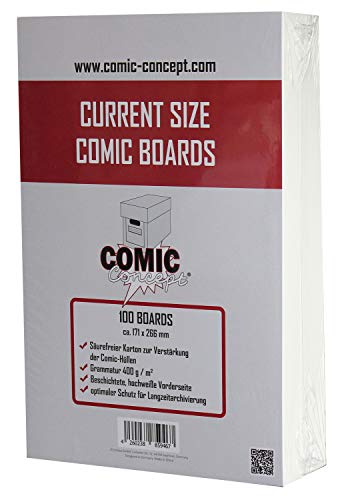 Comic Concept Comic Boards Current Size (100 Stück) [Import allemand]