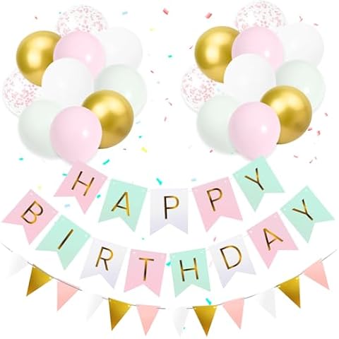 OHugs Macaron Happy Birthday Banner Set Cover