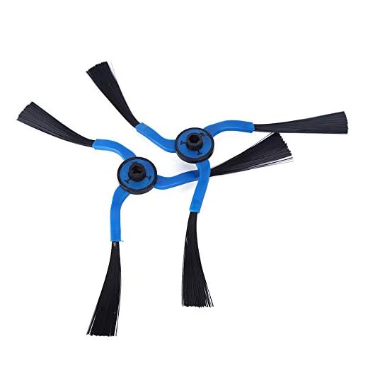 Tbest Escova Samsung Powerbot, peças de aspirador robô Samsung, Jetbot + Brush2 peças de reposição de escova lateral de limpeza adequada para Samsung Vcrm72Vr Swee Robot