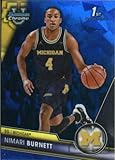2023-24 Bowman University Chrome Sapphire #91 Nimari Burnett Michigan Wolverines Basketball Card - Sportscard Superstore