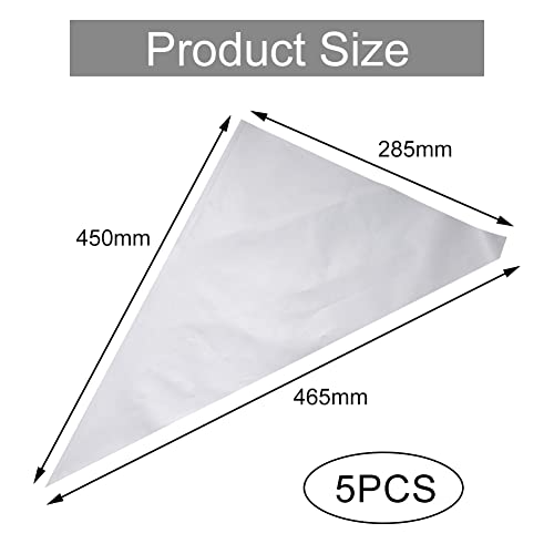 Mörtelbeutel, Fugenfüller-Beutel, Profi Fugenbeutel, Fugenfüller Beutel, Strapazierfähiger, Reißfester Zement Siegelbeutel, 5 Stück
