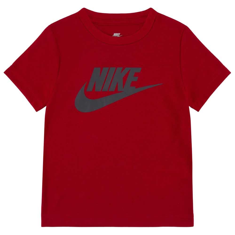 Nike Kids Futura SS T-Shirt, Gym Red, 6/7 Years