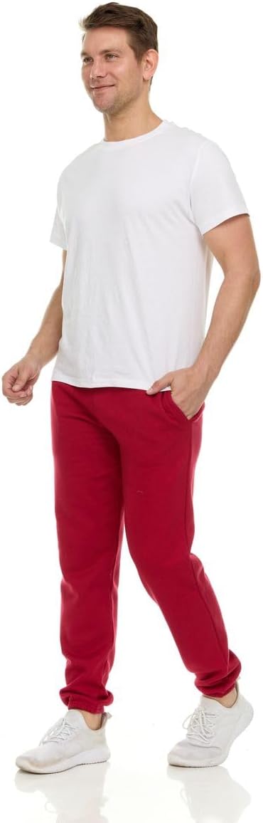 Yacht & Smith 36 Pack of Wholesale Mens Jogger Sweatpants, Homeless Shelter Donation Case, Comfy Bulk Joggers for Men